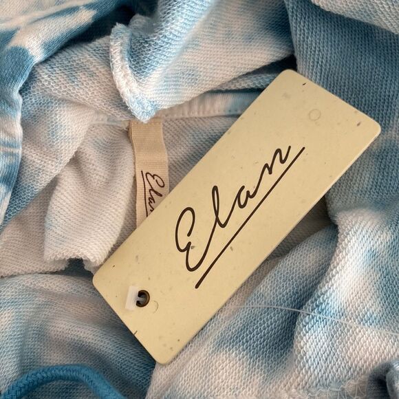 NEW Elan Small Tie Dye Soft Sleeveless Hoodie Sweatshirt Dress Drawstring Pocket - Picture 6 of 8